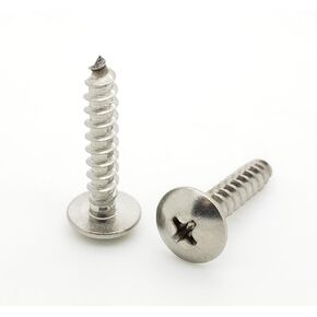 100 Qty #10 x 3/4" Truss Head 304 Stainless Phillips Head Wood Screws (BCP98)