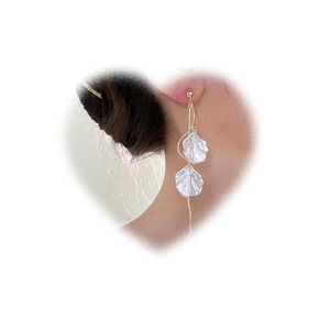 Boho Long Shell Earrings Shell Dangle Drop Earrings Cowrie Seashell Earrings White Shell Drop Earrings Jewelry for Women and Girls Gifts