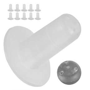 Calf Milk Nipple, 10PCS Calf Milk Nipple Silicone Lamb Nursing Bottle with Nipple Replacement Milk Drink Nipples for Animal(Pacifier)
