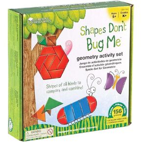 Learning Resources LER1762 Shapes - Don't Bug Me - Geometry Activity Set, Multicolor