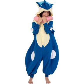 SAZAC Kigurumi - Pokemon - Greninja - Onesie Jumpsuit Halloween Costume Kids Size (7-9 Year Old)