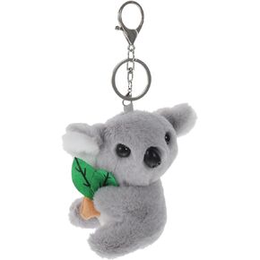 Koala Doll Keychain Miniture Decoration Keychain for Backpacks Mini Keychain Forest Stuffed Animals Koala Bear Keychain Stuffed Animal Keychain Koala Key Chain Key Chains Key Decor