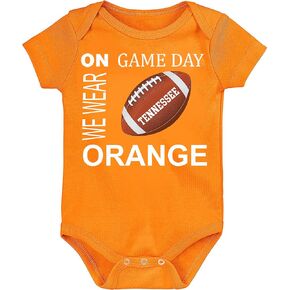 Tennessee Football On Gameday Baby Bodysuit - Orange
