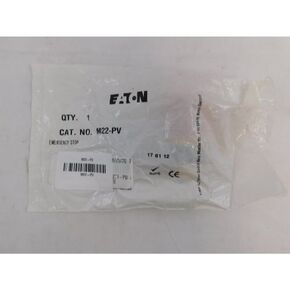 Eaton M22-PV E-Stop Pushbutton Operator, Red, 22Mm