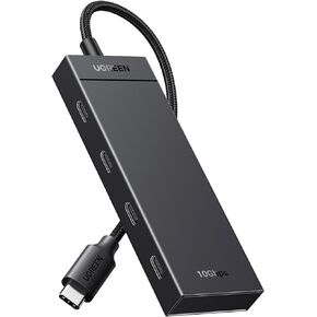 UGREEN USB C Hub, 10Gbps 4 in 1 USB 3.2 Adapter with 4 USB-C 3.2, 4 Ports USB C Splitter Extender for MacBook Pro/Air, iPad Pro, iPhone 15/15 Pro Max, Surface, PC, Laptops and More