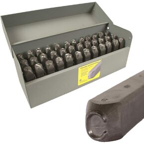 CH Hanson 21628 1/4" مجموعة حروف وأرقام شديدة التحمل