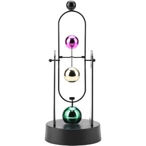 Perpetual Motion Model Decor, Electronic Shake Wiggle Device Perpetual Motion Swinging Kinetic Art Craft Desk Decoration