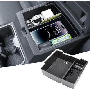 Center Console Organizer Compatible with Toyota Tacoma 2024 Console Armrest Storage Box Interior Insert Storage Tray Secondary Accessories
