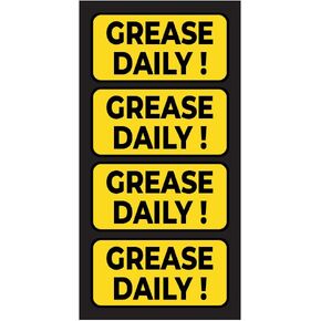 Pinch Point Stickers (Small) | Pinch Point Warning Sticker| Safety Label | Powered Machinery and Equipment - Heavy-Duty, Ultra Durable – USA Made (2x1 inch), 4 Labels