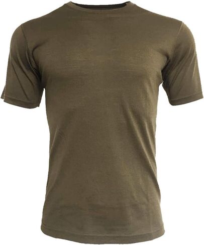SHEEP RUN Men's Merino Wool Lightweight Hiking Running Workout Breathable Base Layer T Shirt in Saudi Arabia