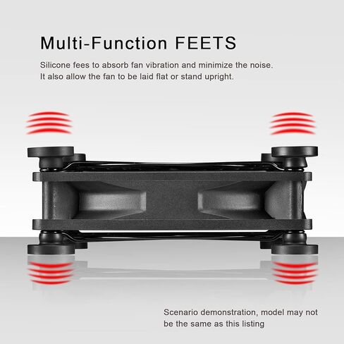 M12 120 مم مروحة صامتة فائقة الهدوء، مروحة USB لوحدة التحكم في الألعاب وجهاز استقبال مكبر للصوت HD DVR راوتر تبريد خزانة الكمبيوتر in Kuwait
