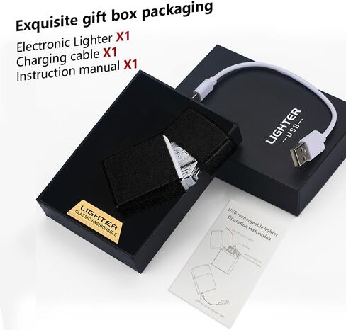 Electric Lighter Six Arc Plasma Lighter Rechargeable USB Lighter Cool Lighter Windproof Flameless Lighter with High Power Battery Electronic Lighter for Candle, Camping(Gold) in Saudi Arabia