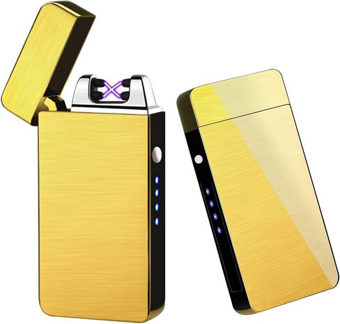 T3-Blue Smart Electric Lighter - USB Rechargeable, Windproof, Flameless, Lightweight Plasma Lighter for Fire, BBQs, Fireworks, Candle, Camping - Outdoors Indoors in Saudi Arabia