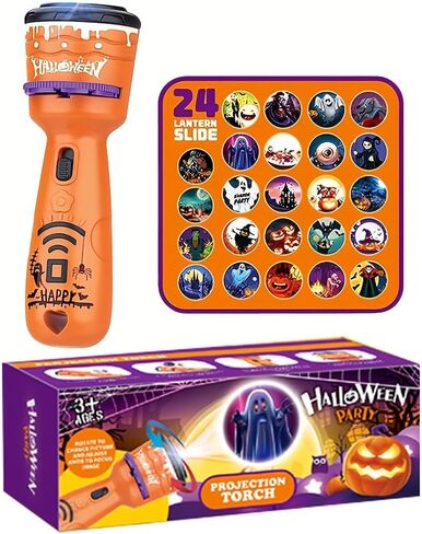 مصباح يدوي للهالوين من SupLee، 24 لعبة عرض مختلفة للصور. in Kuwait