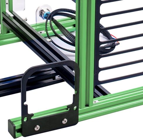 Computer Case Computer Chassis Open Frame Aluminum Computer Open Case Bracket PC Vertical DIY Frame Open Air Gaming Computer Case Chassis for ATX, M ATX, ITX Motherboards (Blue Black) in Saudi Arabia