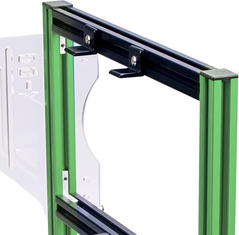 Computer Case Computer Chassis Open Frame Aluminum Computer Open Case Bracket PC Vertical DIY Frame Open Air Gaming Computer Case Chassis for ATX, M ATX, ITX Motherboards (Blue Black) in Saudi Arabia