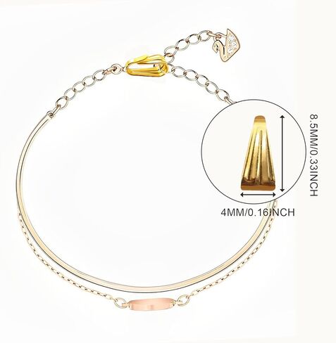 200 قطعة من كفالات قرصة لصنع المجوهرات، مشابك قلادة ومشبك لصنع المجوهرات، مشبك معدني بمشبك مشبك قلادة موصل أظافر لقلادة مجوهرات قلادة إنتاج DIY in Kuwait