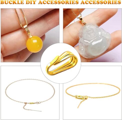 200 قطعة من كفالات قرصة لصنع المجوهرات، مشابك قلادة ومشبك لصنع المجوهرات، مشبك معدني بمشبك مشبك قلادة موصل أظافر لقلادة مجوهرات قلادة إنتاج DIY in Kuwait