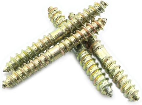 M5x40 Stud 24PCS M5x40mm Wood to Wood Zinc Plated Steel Double Ended Dowel Screws in Saudi Arabia
