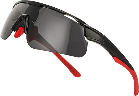 Polarized Sports Sunglasses for Men: Cycling Sun Glasses for Youth Womens UV400 Protection Goggles for Baseball Running in Saudi Arabia