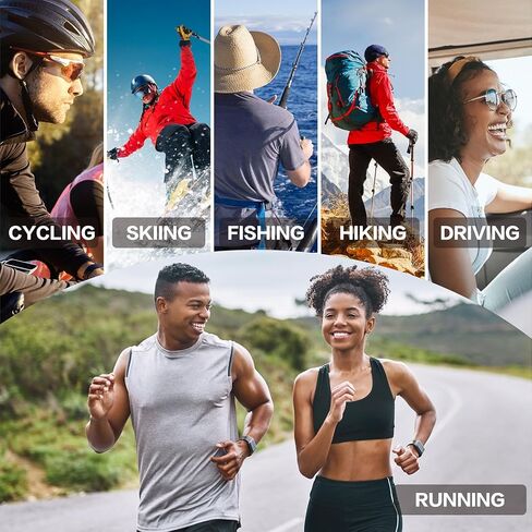 Polarized Sports Sunglasses for Men: Cycling Sun Glasses for Youth Womens UV400 Protection Goggles for Baseball Running in Saudi Arabia