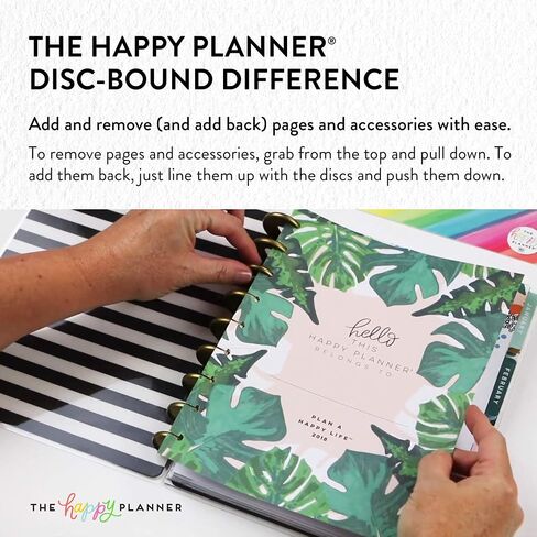 me & my BIG ideas CODL-04 Create 365 The Happy Planner Big Deluxe Cover, Blue in Saudi Arabia