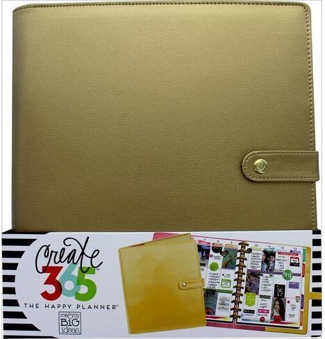 me & my BIG ideas CODL-04 Create 365 The Happy Planner Big Deluxe Cover, Blue in Saudi Arabia