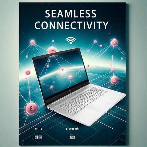 كمبيوتر محمول HP Pavilion، شاشة لمس 17.3 بوصة عالية الدقة (1600 × 900)، معالج AMD Ryzen 5 5500U (Beats i7-1185G7)، ذاكرة الوصول العشوائي 16 جيجابايت | 1 تيرابايت PCIe SSD، رسومات AMD Radeon، 6 نواة، عمر بطارية طويل، Windows 11 Pro in Saudi Arabia