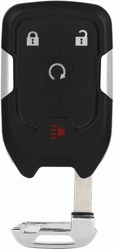 OCPTY 1 قطعة مفتاح إدخال الوجه للتحكم عن بعد غير مقطوع مفتاح Fob (حافظة الهيكل) بديل لـ GMC Acadia/Terrain 2017-2020 13584513/13584512 / FCC HYQ1EA HYQ1AA in Saudi Arabia