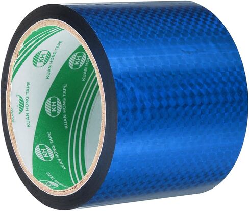 uxcell Washi Prism Tape 2.8 Inch x 55 Yards Holographic Metalized Reflective Tape for Holiday Packaging and Decoration, DIY and Art Craft (Blue) in Saudi Arabia