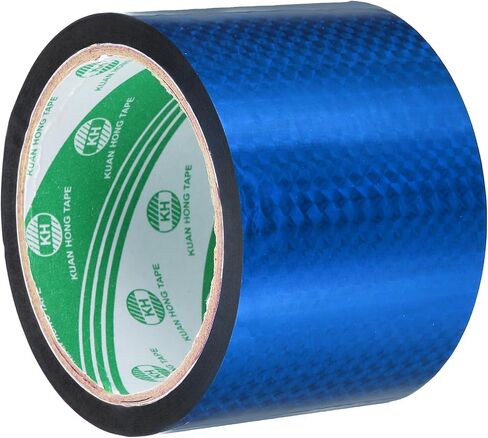 uxcell Washi Prism Tape 2.8 Inch x 55 Yards Holographic Metalized Reflective Tape for Holiday Packaging and Decoration, DIY and Art Craft (Blue) in Saudi Arabia