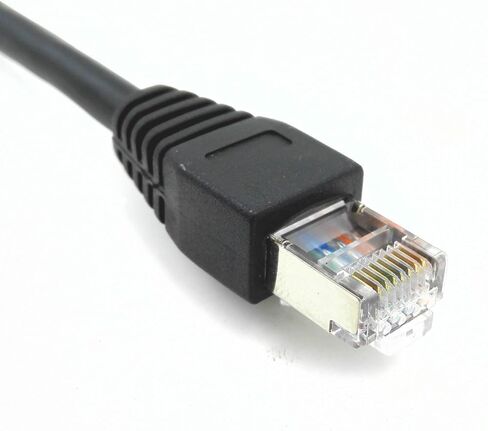 zdyCGTime 10 بوصة Cat6e RJ45 M/F كابل تمديد لوحة برغي شبكة إيثرنت محمية (10 بوصة RJ45) in Saudi Arabia