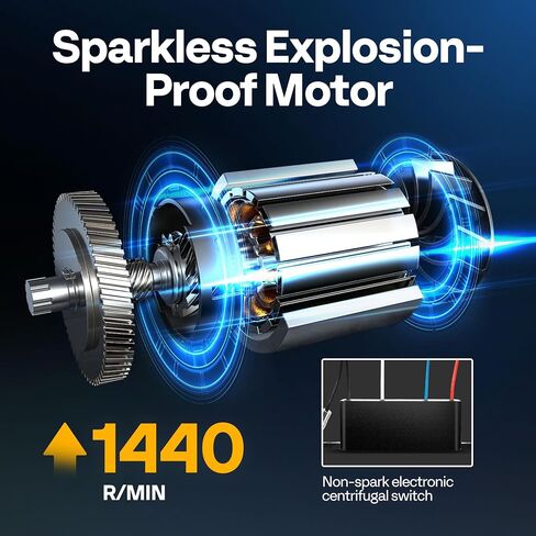 VIVOHOME 110V 1/3 HP 4.5CFM مضخة تفريغ تكييف الهواء أحادية المرحلة ومجموعة قياس مشعب التيار المتردد، محرك بدون بريق لأنظمة R32 R1234yf R134a R22 R410a، إعادة شحن تبريد تكييف الهواء HVAC in Saudi Arabia