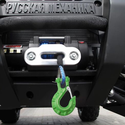 Chain Hook with Safety Latch Heavy Duty Clevis Slip Hook Grade (Green) in Saudi Arabia