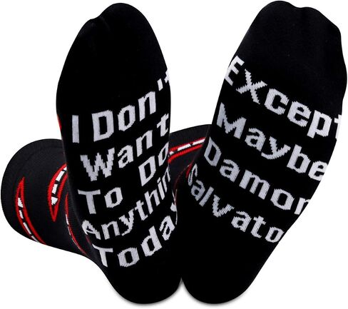 GJTIM 2 PAIRS Vampire Inspired Gift Socks Novelty Birthday Gift For Fans in Kuwait