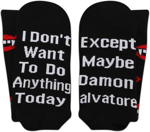 GJTIM 2 PAIRS Vampire Inspired Gift Socks Novelty Birthday Gift For Fans in Kuwait