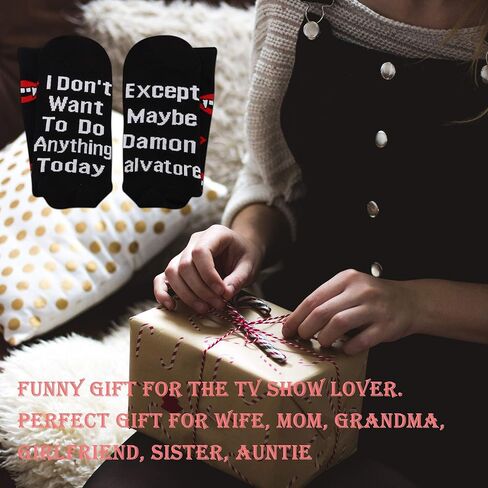GJTIM 2 PAIRS Vampire Inspired Gift Socks Novelty Birthday Gift For Fans in Kuwait