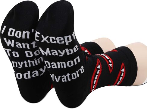 GJTIM 2 PAIRS Vampire Inspired Gift Socks Novelty Birthday Gift For Fans in Kuwait
