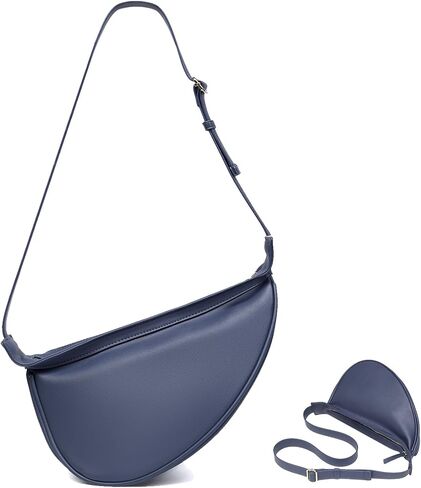 Crossbody Bags for Women, Vegan Leather Trendy Hobo Sling Crossbody Bag with Adjustable Shoulder Strap in Saudi Arabia