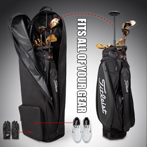 Foldable Golf Travel Bag for Protect Golf Clubs 900D Oxford Fabric Golf Club Bag with Wheels for Golf Gear Transportation in Saudi Arabia