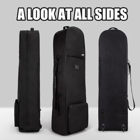 Foldable Golf Travel Bag for Protect Golf Clubs 900D Oxford Fabric Golf Club Bag with Wheels for Golf Gear Transportation in Saudi Arabia