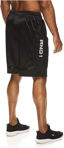شورت كرة السلة للرجال من AND1 (كبير 36/38، أسود) in Kuwait