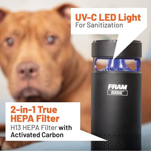 FRAM H13 HEPA Filtration Air Purifier Replacement Filter for Model CAP30100 & CAP30200 | Cleans Air of Smoke, Dust & Other Contaminants | Provides 500 Hours of Use | CAP30111 in Saudi Arabia