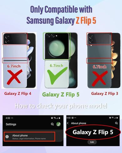 Oqplog for Z Flip 5 Case Cute Cartoon Case for Samsung Flip 5 with Ring Holder for Women Girly Funny Trendy Unique Fashion Galaxy Z Flip 5 Phone Case for Samsung Galaxy Z Flip 5, PK Phone Skull in Saudi Arabia