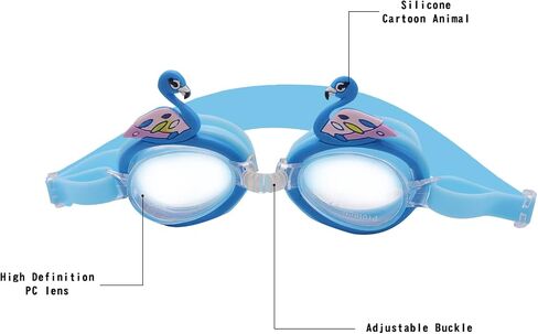 Swimming Goggles, Kids Swim Goggles with UV Protection, Anti Fog No Leaking Goggles for Boys and Girls 6-14 in Saudi Arabia