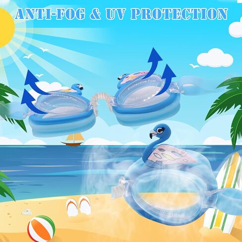 Swimming Goggles, Kids Swim Goggles with UV Protection, Anti Fog No Leaking Goggles for Boys and Girls 6-14 in Saudi Arabia