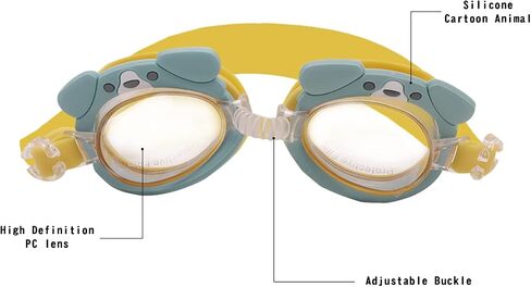 Swimming Goggles, Kids Swim Goggles with UV Protection, Anti Fog No Leaking Goggles for Boys and Girls 6-14 in Saudi Arabia
