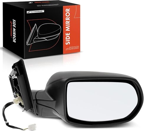 A-Premium Passenger Side Power Door Mirror - Compatible with Honda CR-V 2012 2013 2014 2015 2016 - Non-Heated Manual Folding Black Outside Rear View Mirror - Replace# 76208-T0A-A11 in Saudi Arabia
