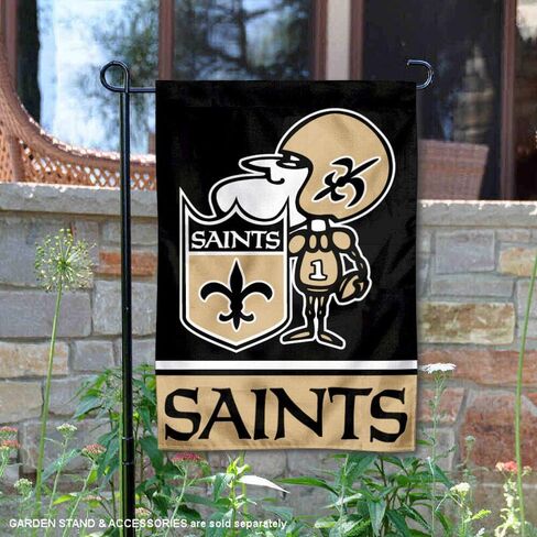 New Orleans Saints Sir Saint Decorative Yard Garden Flag in Saudi Arabia
