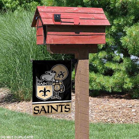 New Orleans Saints Sir Saint Decorative Yard Garden Flag in Saudi Arabia